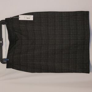 𝅺liz Claiborne Plaid Pencil Skirt
